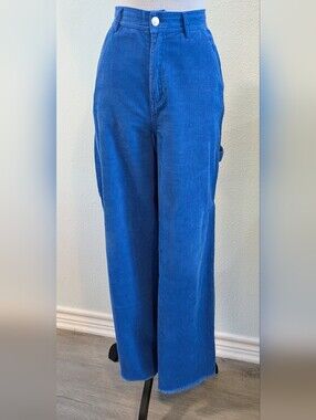 Forever 21 Women’s Cobalt Blue Corduroy Pants